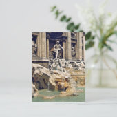 ヨーロッパ、イタリア、ローマ。～の底に硬貨が敷き詰められる ポストカード (スタンド正面)