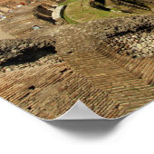 ヨーロッパ、イタリア、ローマ。コロッセオ(別名) ポスター (角)