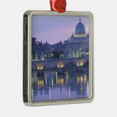 ヨーロッパ、イタリア、ローマ、バチカン。セントピーターズ メタルオーナメント (右)