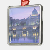 ヨーロッパ、イタリア、ローマ、バチカン。セントピーターズ メタルオーナメント (左)