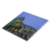 ヨーロッパ、イタリア、ローマ。夕べビュー タイル (側面)