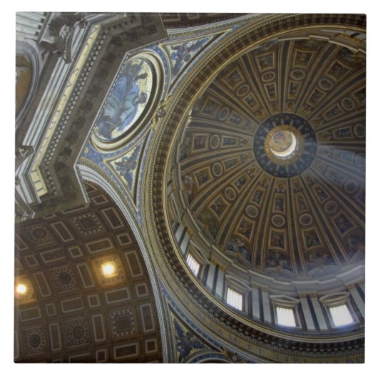 ヨーロッパ、イタリア、ローマ。聖ペテロのバジリカ タイル (正面)