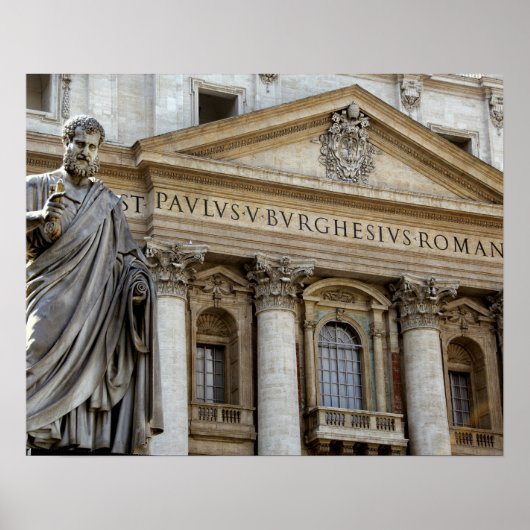 ヨーロッパ、イタリア、ローマ。聖ペテロ大聖堂（別名2） ポスター (正面)