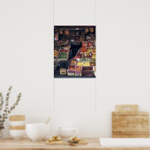 ヨーロッパ、イタリア、ヴェネツィア。カラフル果実及び ポスター (キッチン)