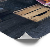 ヨーロッパ、イタリア、ヴェネツィア。カラフル果実及び ポスター (角)