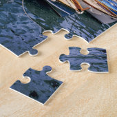 ヨーロッパ、イタリア、ヴェルナッツァ。明るい色彩の鮮やかボート ジグソーパズル (側面)