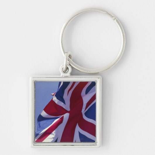 ヨーロッパ, イングランド, イギリスの旗 キーホルダー (正面)