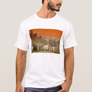 ヨーロッパ, イングランド, ドーセット州, シャフツベリ。ゴールドヒル Tシャツ