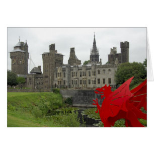 ヨーロッパ、ウェールズ、カーディフ。カーディフ城。ウェールズ語2