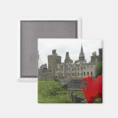 ヨーロッパ、ウェールズ、カーディフ。カーディフ城。ウェールズ2 マグネット (正面/裏面)