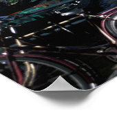 ヨーロッパ、オランダ、アムステルダム、黄色の自転車と ポスター (角)