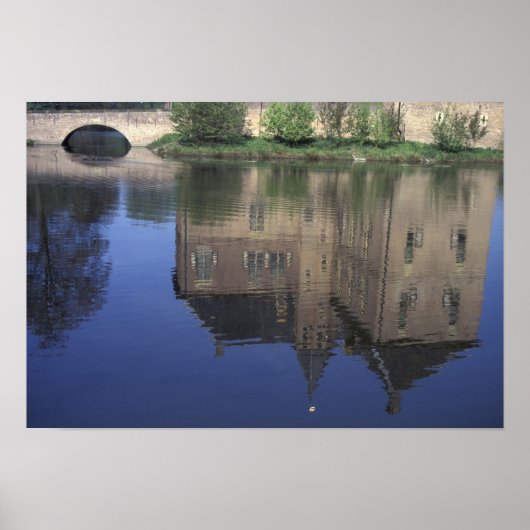 ヨーロッパ、オランダ、ボーデン城 ポスター (正面)