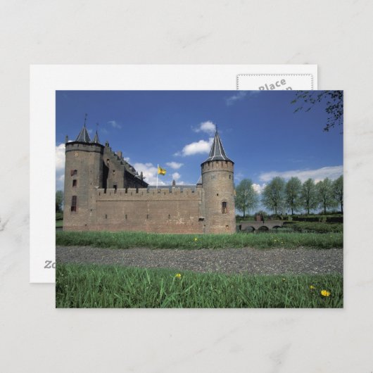 ヨーロッパ、オランダ、無畏殿無畏殿城 ポストカード (正面/裏面)