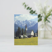 ヨーロッパ、オーストリア、ゴッソー。教会の尖塔 ポストカード (スタンド正面)