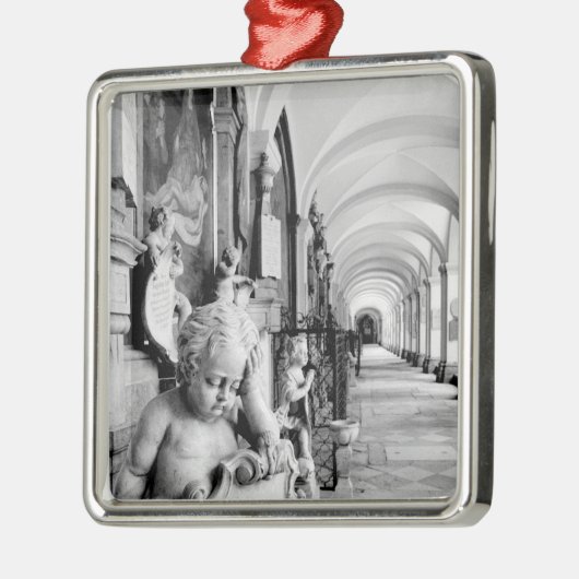 ヨーロッパ、オーストリア、サルツブルクチェルブと記念碑2 メタルオーナメント (左)