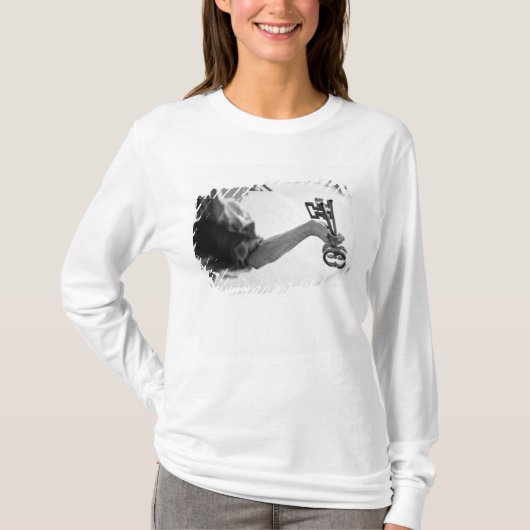 ヨーロッパ、オーストリア、サルツブルク鍵 Tシャツ (正面)