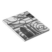 ヨーロッパ、オーストリア、ザルツブルグ。メタルゲートの詳細 ノートパッド (アングル)