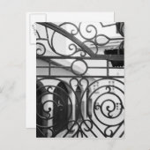 ヨーロッパ、オーストリア、ザルツブルグ。メタルゲートの詳細 ポストカード (正面/裏面)