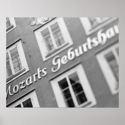 ヨーロッパ、オーストリア、ザルツブルグ。モーツァルトの出身地2 ポスター (正面)