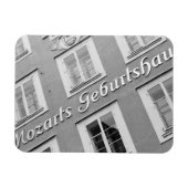 ヨーロッパ、オーストリア、ザルツブルグ。モーツァルトの生家 マグネット (横)