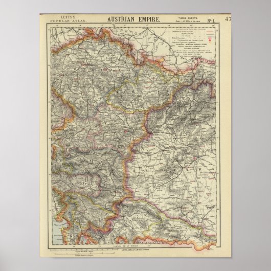 ヨーロッパ、オーストリア、チェコ ポスター (正面)