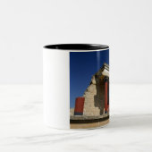 ヨーロッパ，ギリシャ，クレタ島（別名クリティ），イラクリオン2 ツートーンマグカップ (中央)