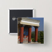 ヨーロッパ、ギリシャ、クレテ(通称クリティ)、ヘラクリオン 缶バッジ (正面&裏面)