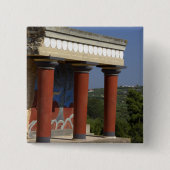 ヨーロッパ、ギリシャ、クレテ(通称クリティ)、ヘラクリオン 缶バッジ (正面)