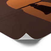 ヨーロッパ、ギリシャ、サイクレイズ諸島、サントリーニ、 ポスター (角)