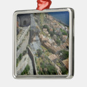 ヨーロッパ、ギリシャ、ペロポンネーゼ、モネバシア メタルオーナメント (左)