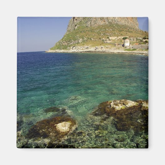 ヨーロッパ、ギリシャ、ペロポンネーゼ、モネンバシア。100 マグネット (正面)