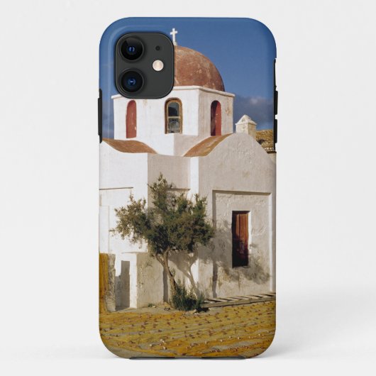 ヨーロッパ、ギリシャ、ミコノス島。漁網が Case-Mate iPhoneケース (裏面)