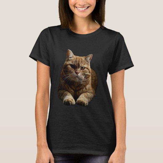 ヨーロッパ・ショートヘア Tシャツ (正面)