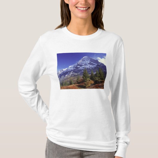 ヨーロッパ、スイス、アイガー。紅葉が豊かです Tシャツ (正面)