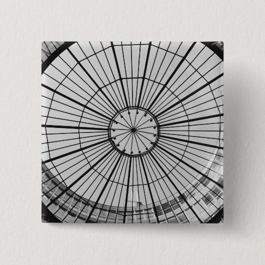 ヨーロッパ、スイス、チューリッヒガラスドーム 缶バッジ (正面)