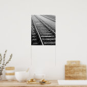 ヨーロッパ, スイス, チューリッヒ. 鉄道の線路 ポスター (キッチン)