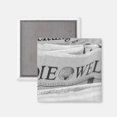 ヨーロッパ、スイス、ルツェルン。世の中に溶け込んで死ぬ マグネット (正面/裏面)