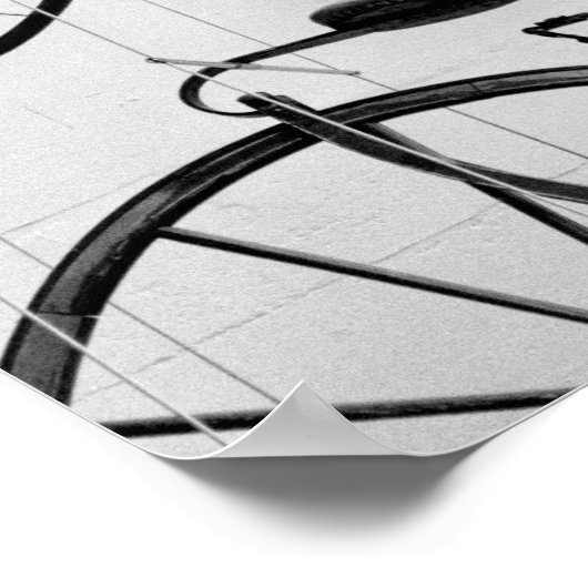 ヨーロッパ、スイス、ルツェルン。自転車のディスプレイ ポスター (角)