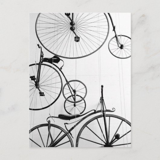 ヨーロッパ、スイス、ルツェルン。自転車のディスプレイ ポストカード (正面)