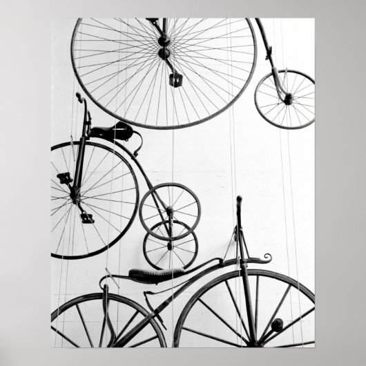 ヨーロッパ, スイス, ルツェルン。自転車の展示 ポスター (正面)