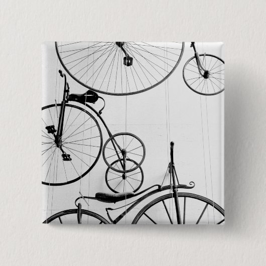 ヨーロッパ, スイス, ルツェルン。 自転車の展示, 缶バッジ (正面)