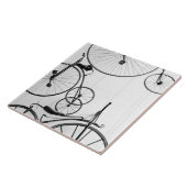 ヨーロッパ、スイス、ルーサン。自転車の展示 タイル (側面)