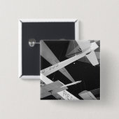 ヨーロッパ、スイス、ルーサン。航空滑空機 缶バッジ (正面&裏面)