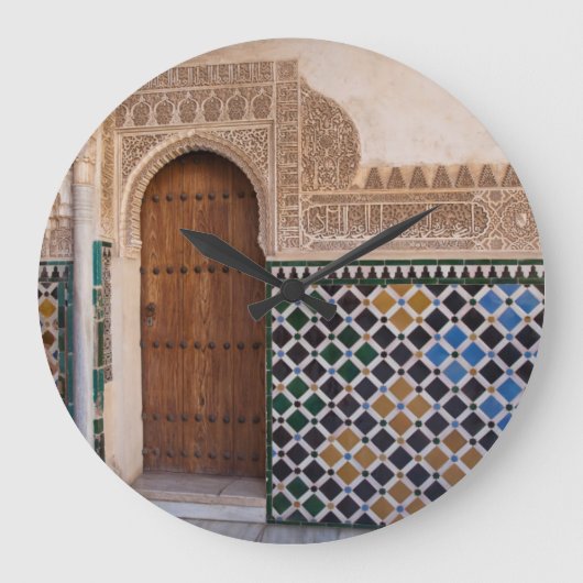 ヨーロッパ、スペイン、アンダルシア、グラナダ、アルハンブラ ラージ壁時計 (正面)