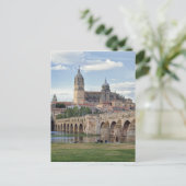 ヨーロッパ、スペイン、サラマンカ。ローマの橋 ポストカード (スタンド正面)