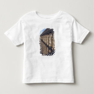 ヨーロッパ スペイン セゴビア 日没の光が陰影を生む トドラーTシャツ