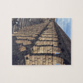 ヨーロッパ、スペイン、セゴビア。遅いライトがシャドウを投影 ジグソーパズル (横)