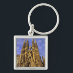 ヨーロッパ、スペイン、バルセロナ、サグラダファミリア キーホルダー<br><div class="desc">著作権Walter Bikow / DanitaDelimont.com | EU27 WBI0000.jpg |ヨーロッパ、スペイン、バルセロナ、サグラダ・ファミリア大聖堂(アントニ・ガウディ)、朝、東側</div>