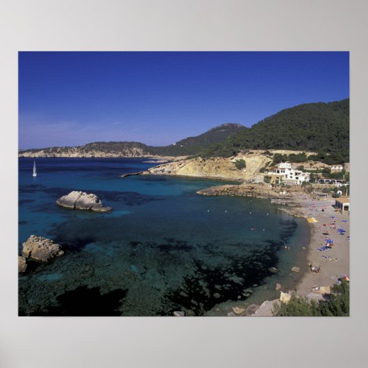 ヨーロッパ, スペイン, バレアレス諸島, イビサ島, カラ・デ ポスター (正面)