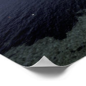 ヨーロッパ、スペイン、バレアics、イビサ、カラサラダ。 ポスター (角)